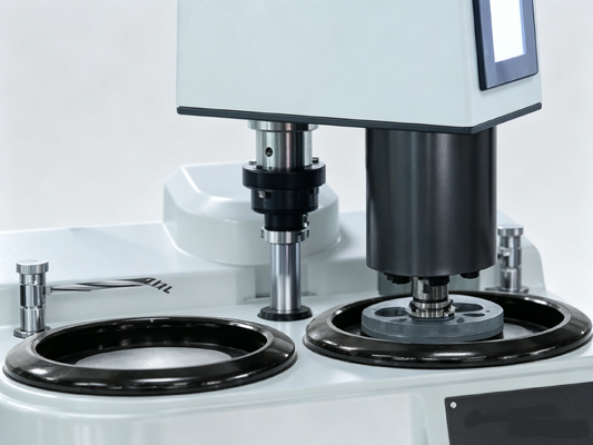 HPA-2000S Macchina di lucidatura per la rettifica metalografica completamente automatica a doppio disco a pressione multi-punto e centro PLC touch screen lucidatore di campioni di metallo