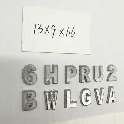 Lettera di guida a raggi X da A a Z Flat Face NDT Accessori per rilevatori di difetti industriali a raggi X