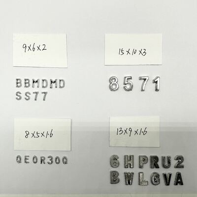 Lettera di guida a raggi X da A a Z Flat Face NDT Accessori per rilevatori di difetti industriali a raggi X