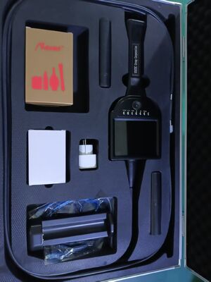 Endoscopio video industriale portatile HTD-D8 con sonda a piegatura elettrica in 4 direzioni, risoluzione 720P per ispezione di tubi motore e fusioni