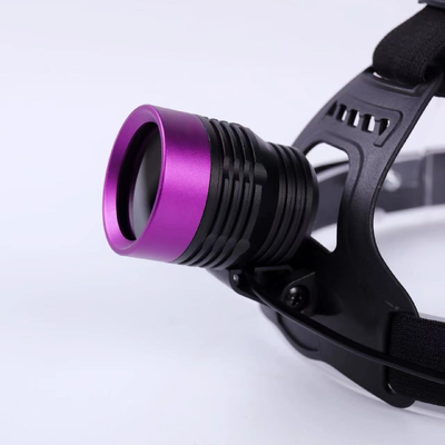 DG-3101S Lampada frontale UV regolabile con LED UV-A da 365 nm e intensità di 10000 µW/cm² per ispezione a mani libere