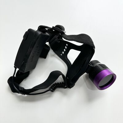DG-3101S Lampada frontale UV regolabile con LED UV-A da 365 nm e intensità di 10000 µW/cm² per ispezione a mani libere