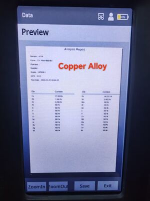 HXRF-145AT Handheld XRF Analyzer X-ray Fluorescence Spectrometer for Alloy Steel, Aluminum Alloy, Copper Alloy