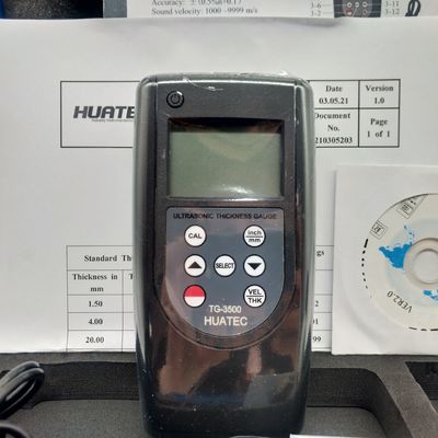 TG-3500 Misuratore di spessore ad ultrasuoni ad ampia gamma Memorizzazione automatica Tester di spessore della corrosione della parete della velocità del suono per il serbatoio di stoccaggio dell'olio della caldaia