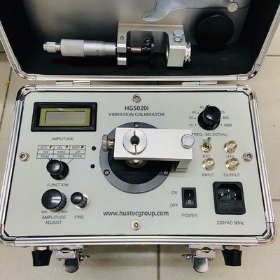 HG-5020i Calibratore di vibrazione a display digitale di laboratorio con generatore di segnale sinusoidale