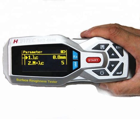 Tester portatile di rugosità di superficie di 14 parametri con 128 x 64 OLED Dot Matrix Display Spectrogram